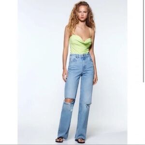 Zara Neon Green Bodysuit